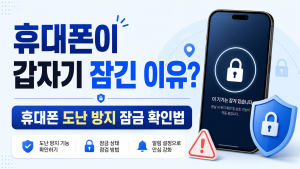 휴대폰 도난 방지 잠금