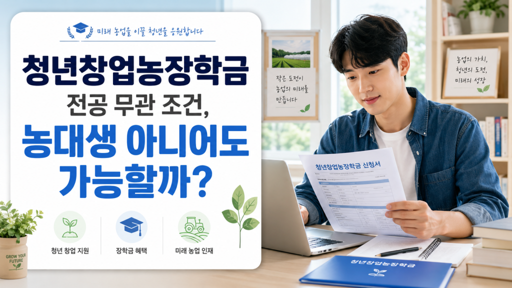 청년창업농장학금