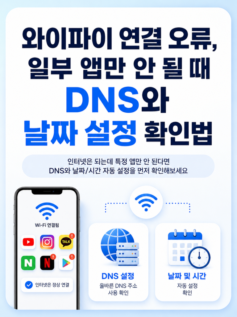 와이파이 연결 오류