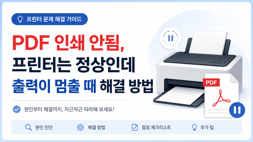 PDF 인쇄 안됨