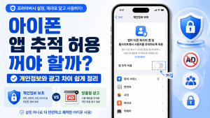 아이폰 앱 추적 허용