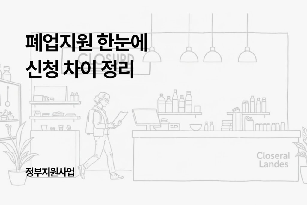 희망리턴패키지 폐업지원, 철거비부터 재취업까지